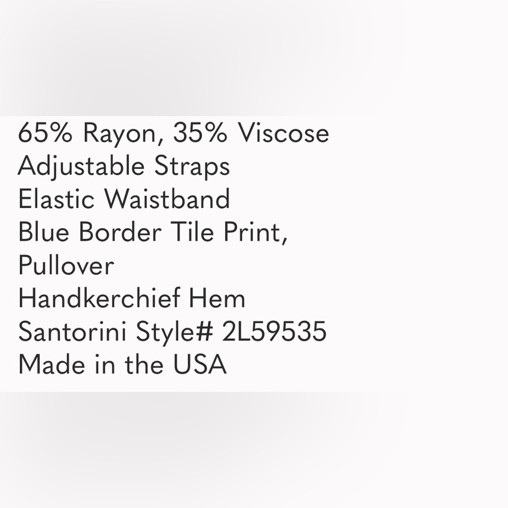 Karen Kane Santorini Blue and White Asymmetrical Sundress. Size Medium. - Picture 6 of 6